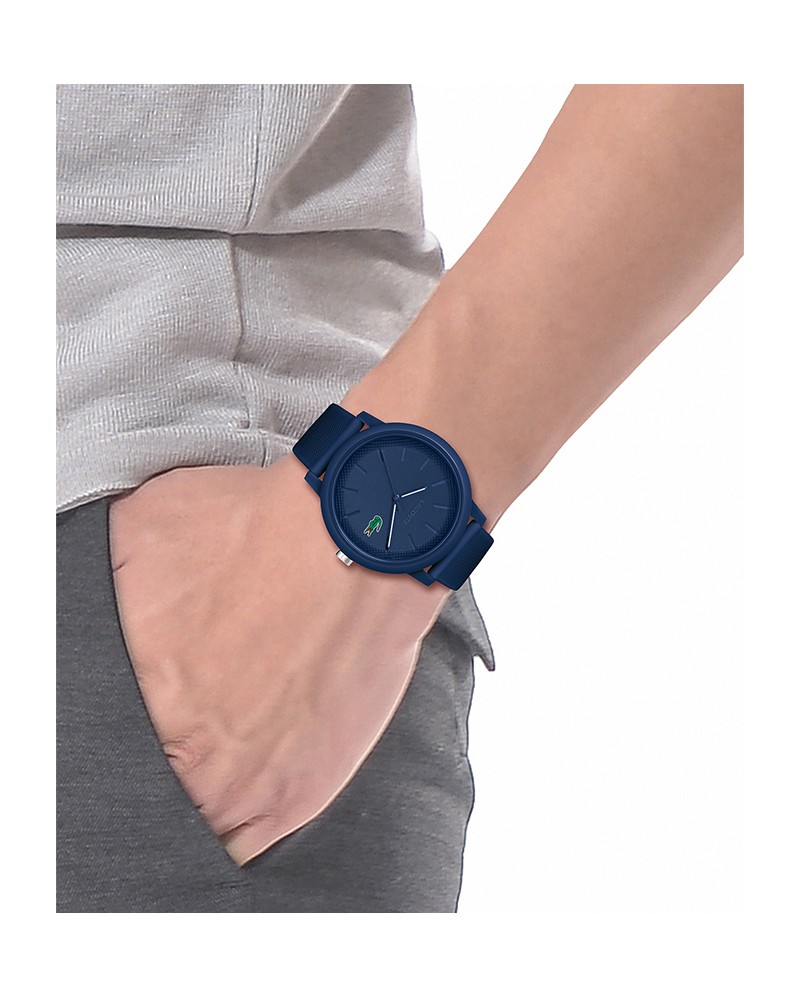 Lacoste 2011172 12.12 Chrono Men’s Iconic Chronograph Quartz Watch 42mm, Blue