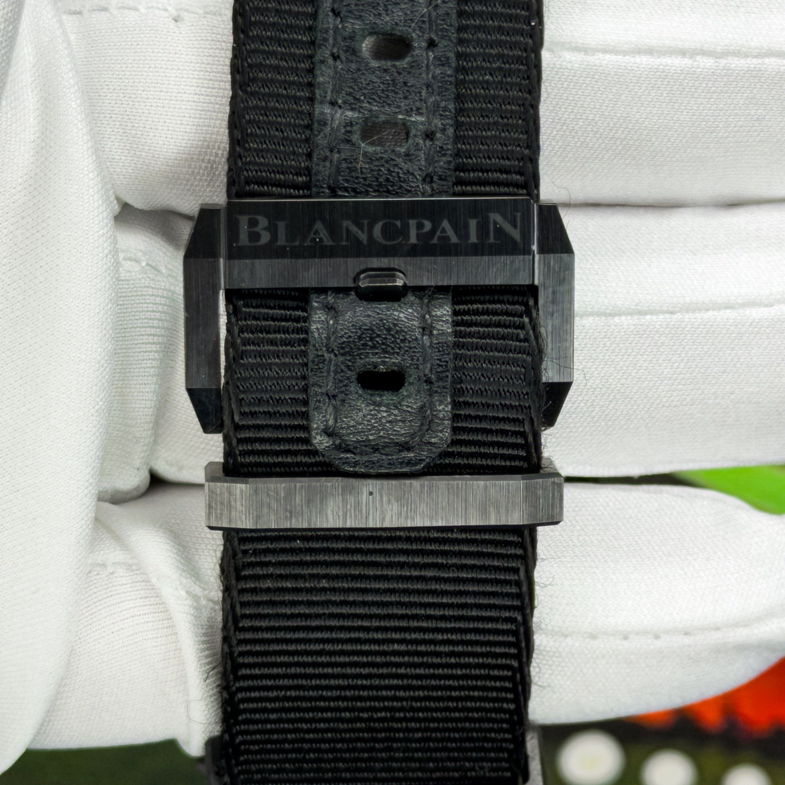 Blancpain 5000‑0130‑NABA 5000 Bathyscaphe Ceramic Black Sunburst Liquid Metal