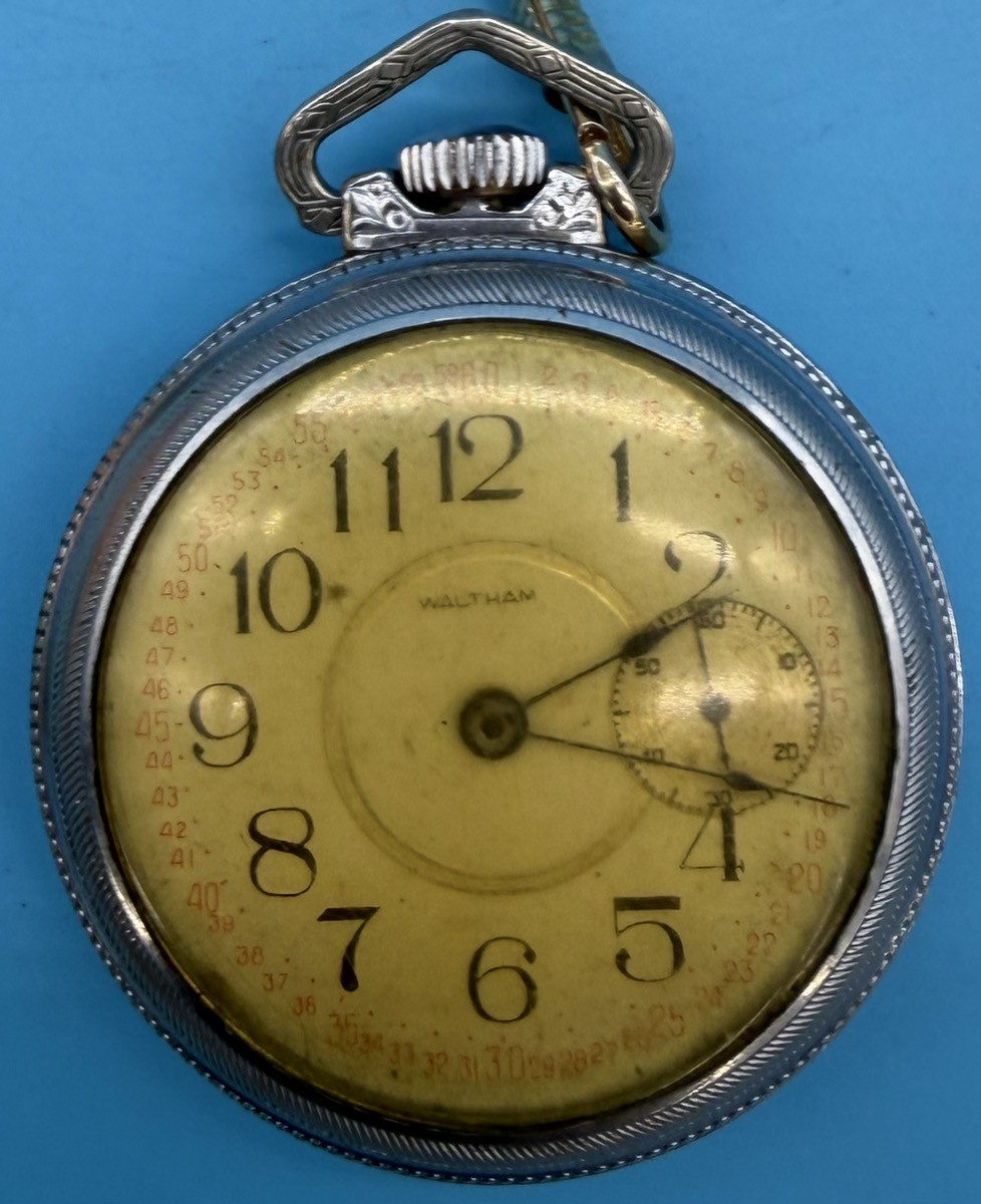 American Waltham 1877 18s 15j Ruby Pocket Watch for Parts or Repair (MAC003823)