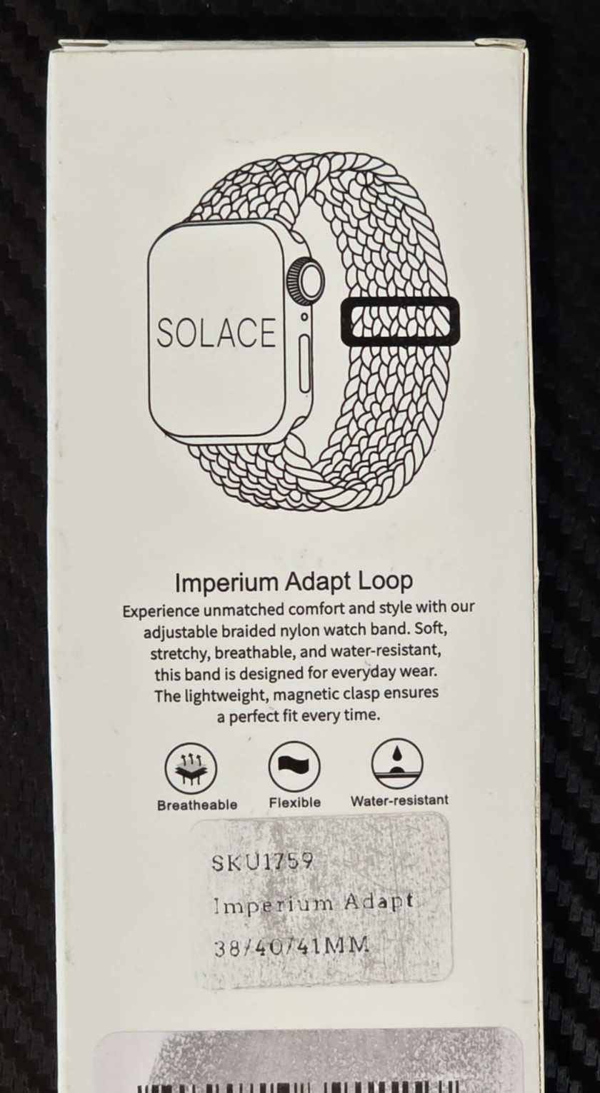 Solace Bands Imperium Adapt Adjustable Nylon Braided Watch Band 38/40/41 MM