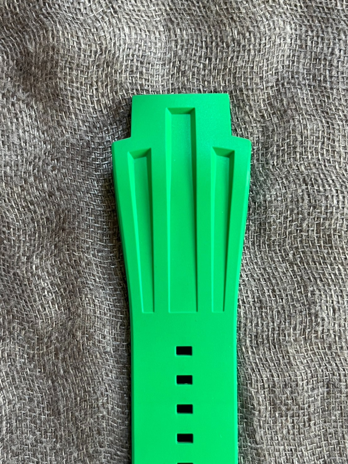 Authentic Richard Mille Green Rubber Strap For RM028 28M