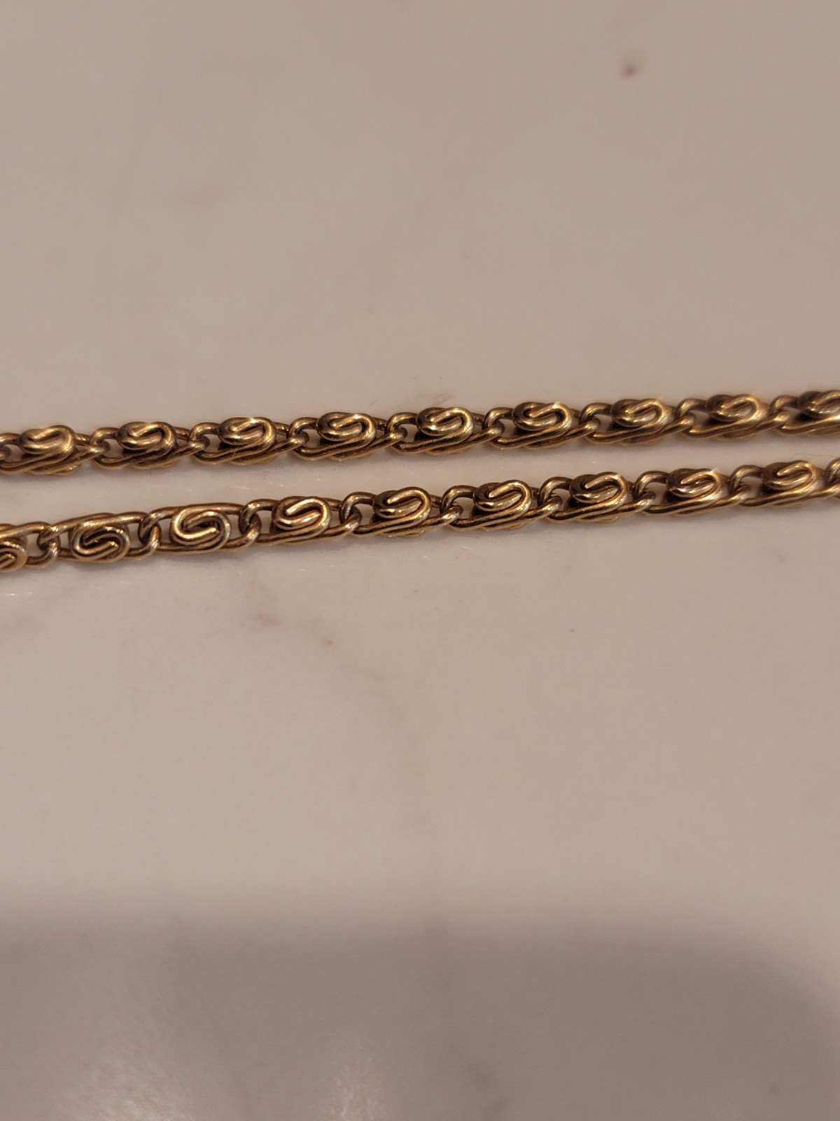 Vintage 1928 Gold Tone Crystal Drop Pendant Necklace Art Deco Revival