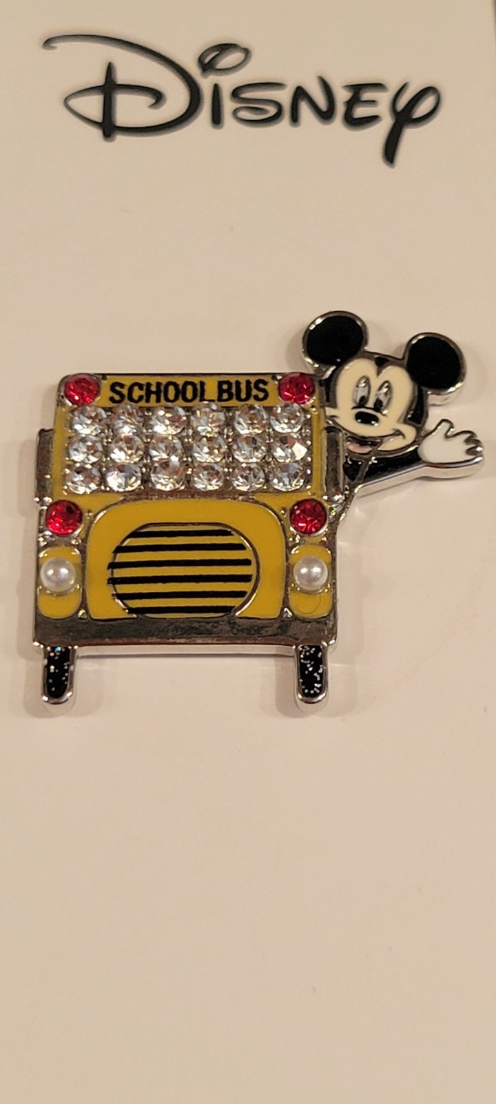 Disney Mickey Mouse Earrings Teacher School Bus Driver Gift Baublebar NIB