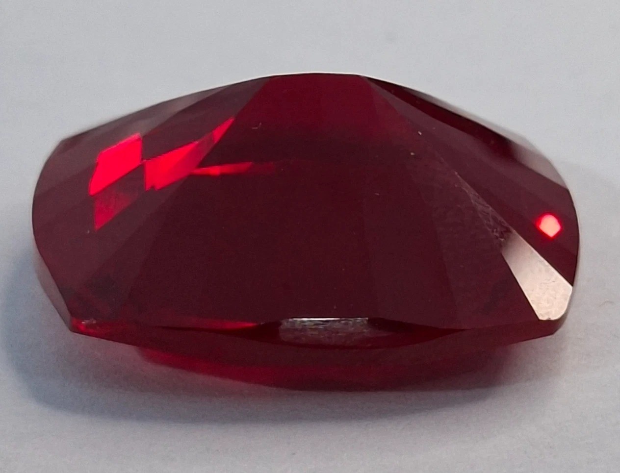 58-60 Ct Brilliant Cushion Shape Red Ruby Natural Certified Loose Gemstone