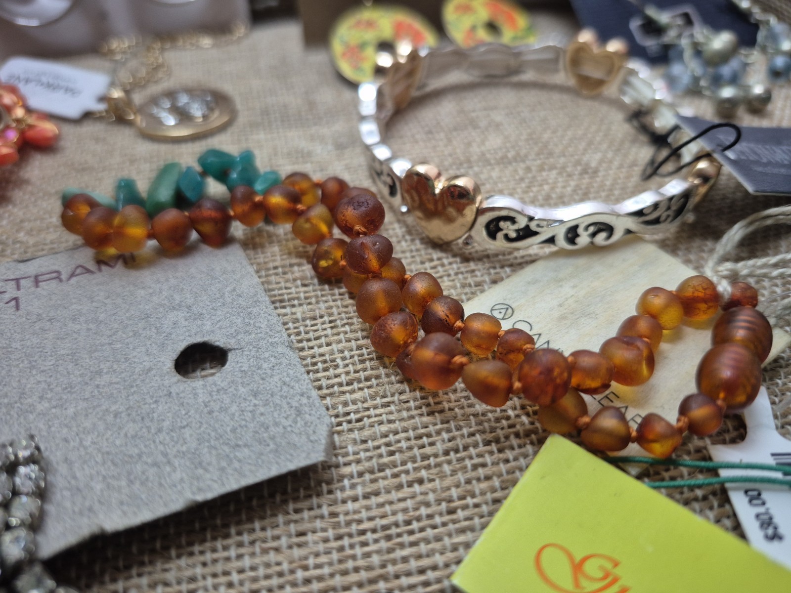 New With Tag Lot Designer Signed Jewelry Necklaces Bracelets Earrings Ring