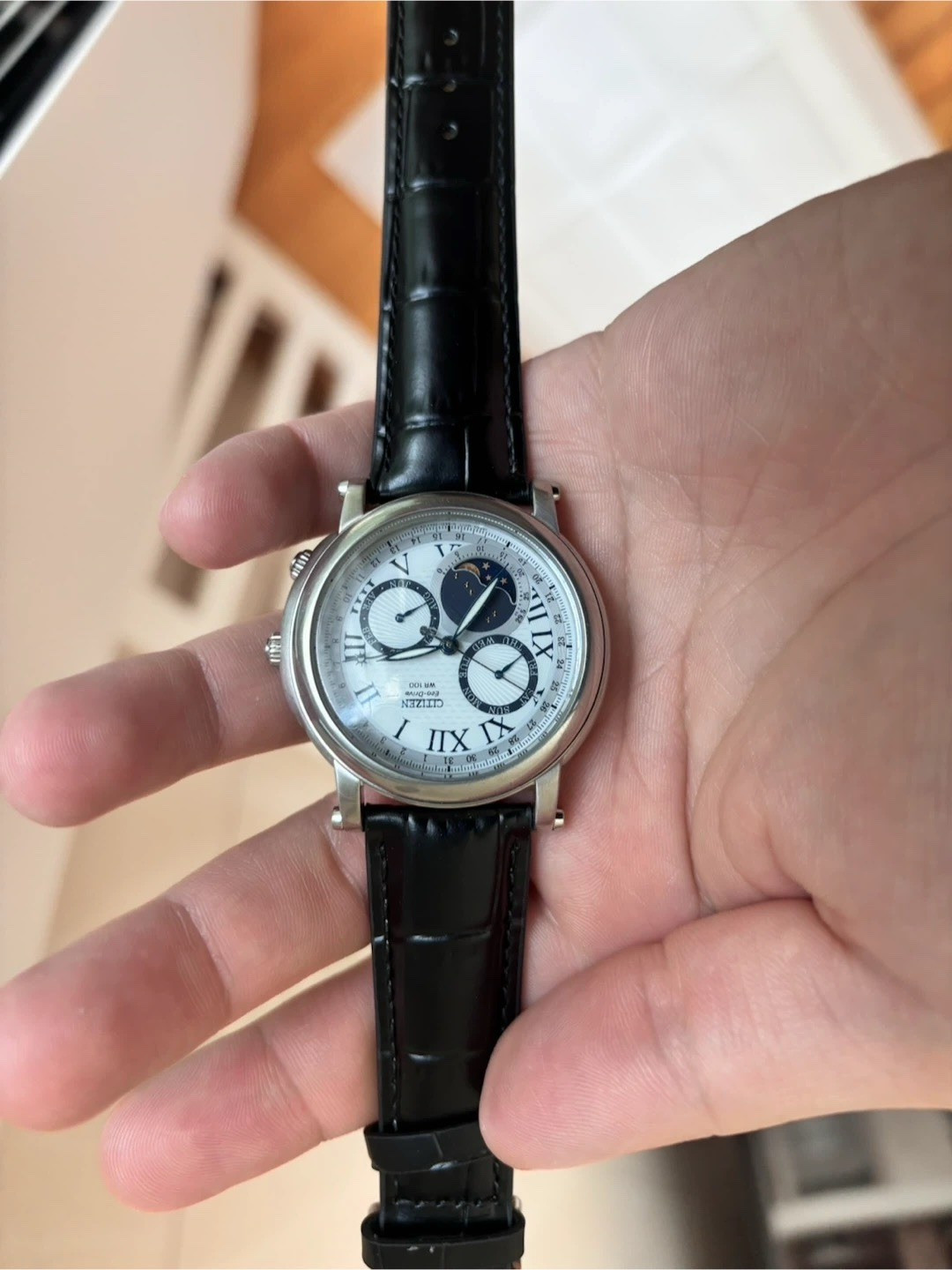 Citizen AP1011-58A Eco-Drive Moon Phase / Perpetual Calendar Watch