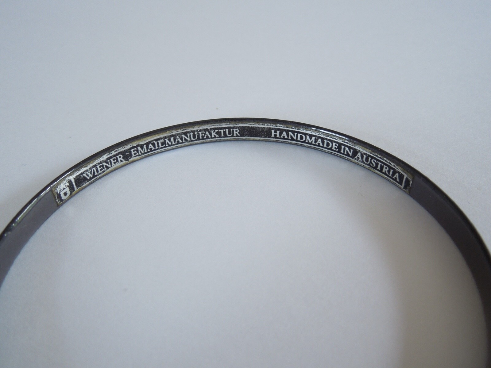 Bangle Wiener Email Manufactory Handmade Austria 9.8 G/Ø 6.6 Cm/B: 0.5 Cm