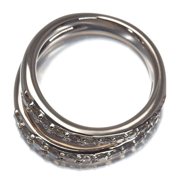 Auth KASHIKEY Ring Brown Diamond 0.60ct Marchioness US6-6.25 18K BG