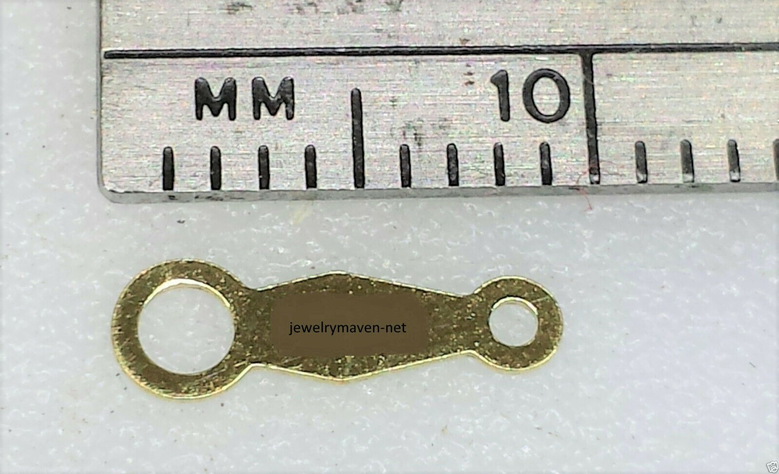 14k Yellow Gold 9.5mm Chain Necklace TAG JewelryMaven USA MADE