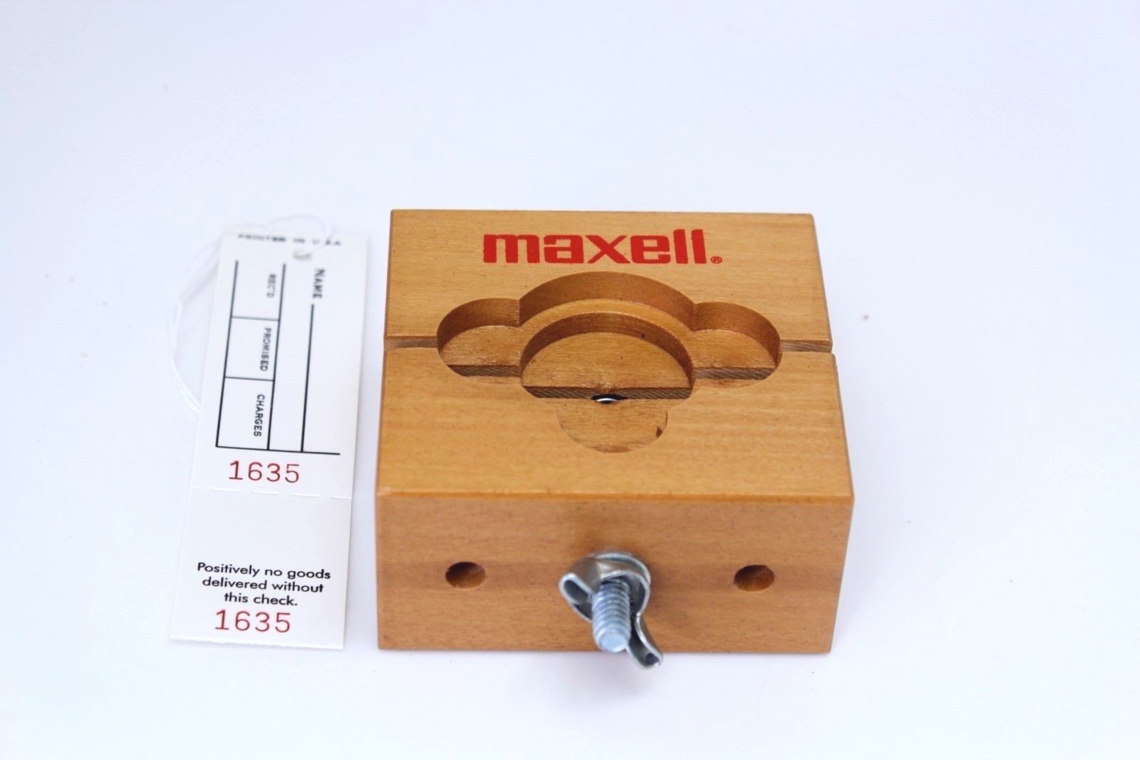 Watchmaker Tools Wood Watch Case Vise Maxell , LT1635/MT