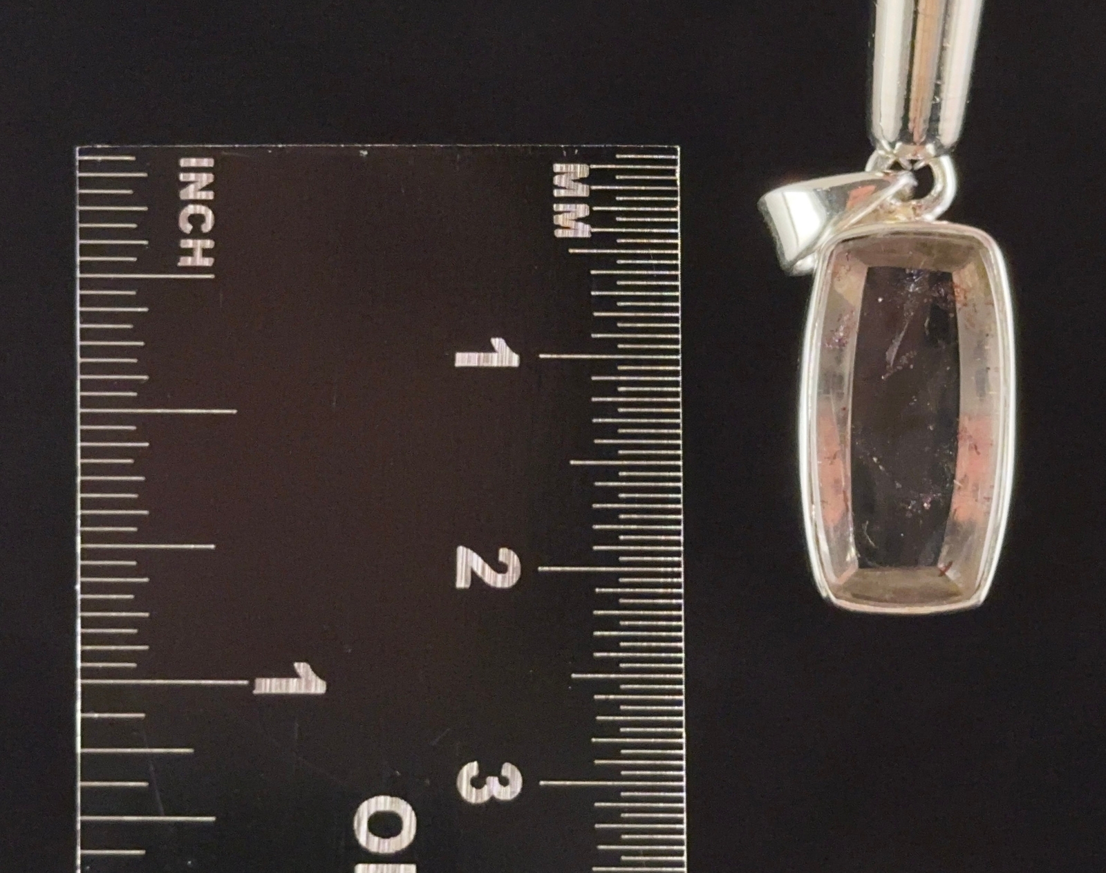 COVELLITE Pink Fire Quartz Crystal Pendant Fine Stone Healing Jewelry, 54300