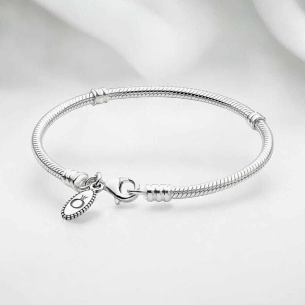 NEW Authentic Pandora Silver Bracelet Snake Chain LOBSTER CLASP 6.3in – 16cm