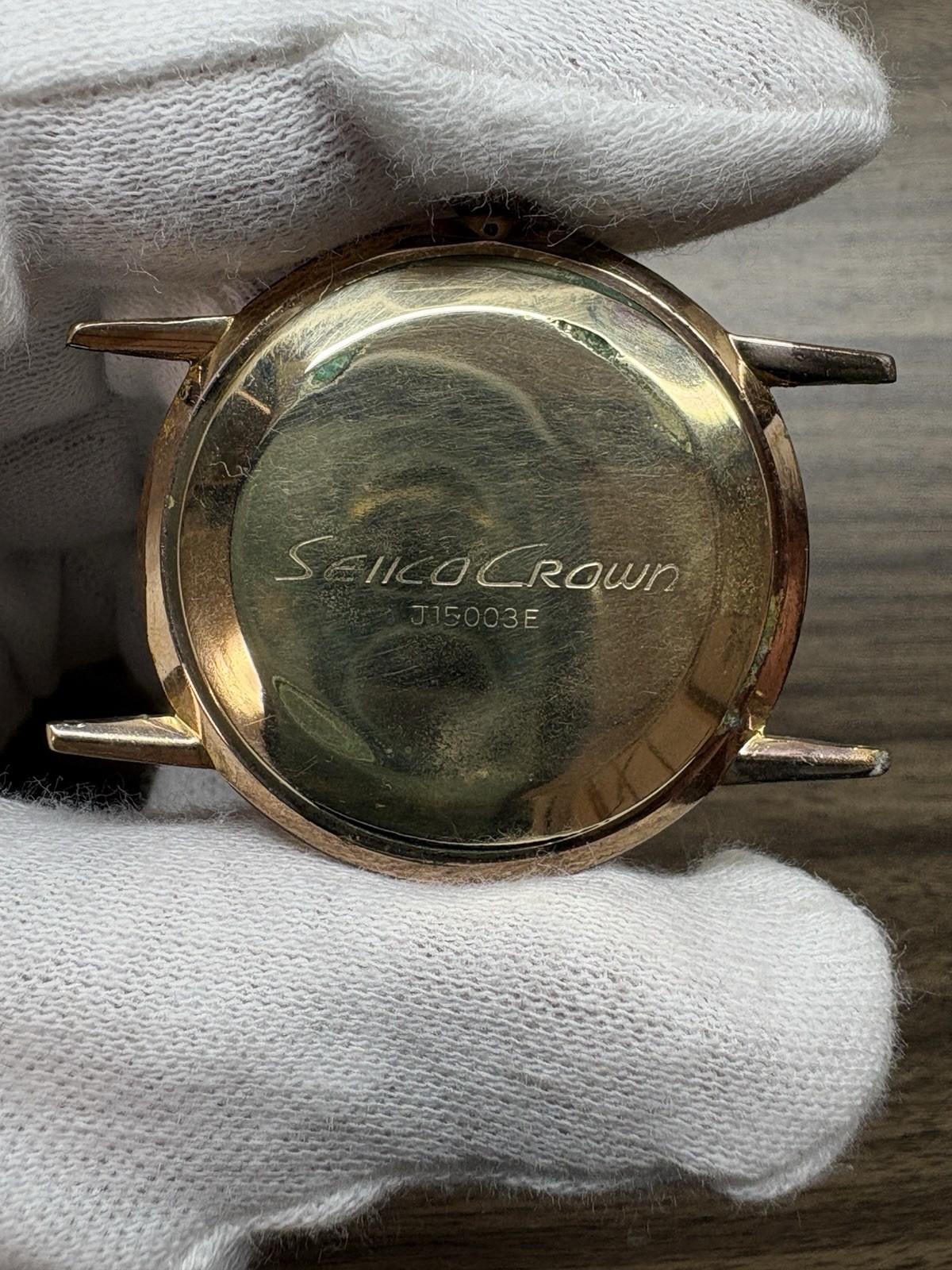 SEIKO Crown J15003E Vintage 1962 Hand-Winding Men’s Watch Overhauled Japan