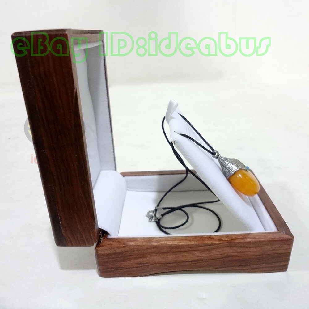 Rosewood with Engraved Chinese Dragon Jewelry Pendant Gift Box(4.5″x3.5″x2″)