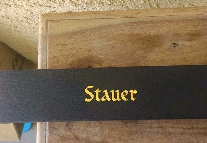 Men’s Authentic Stauer Moon Phase II Brown Leather Band NEW In Box