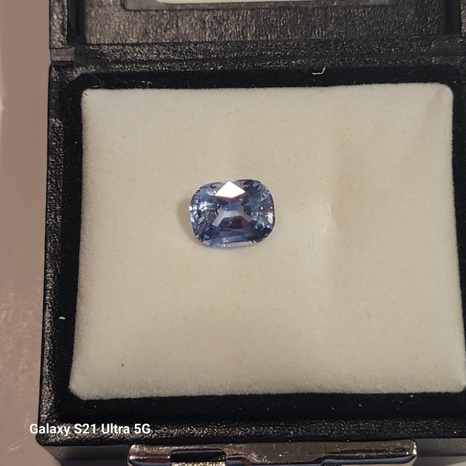4.51 Carat Cut Unheated Blue Sapphire. Appraised by GIA Appr. NATURAL/BEAUTIFUL