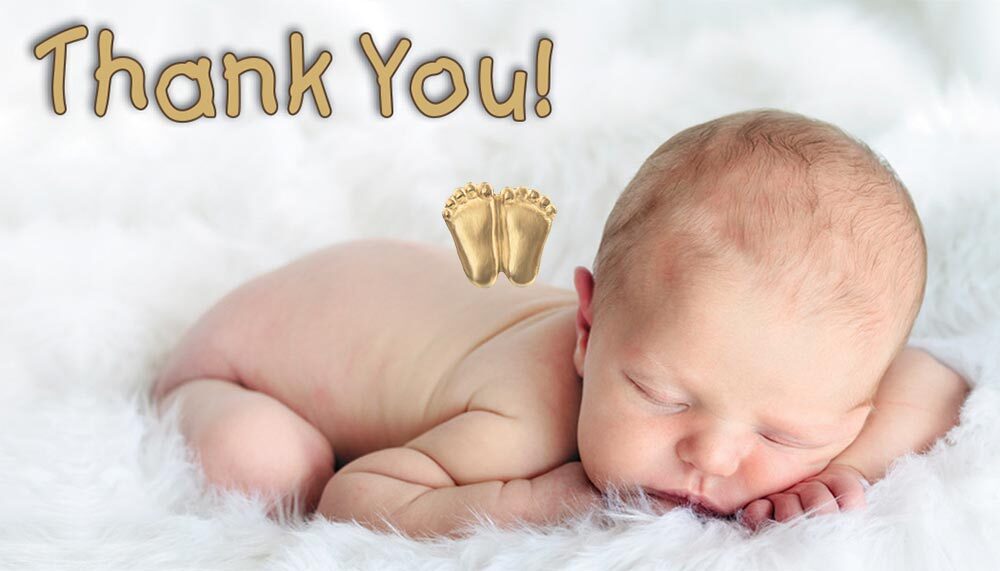 Precious Feet, Gold-Colored, Generic Thank You Card Jewelry, Lapel Pin