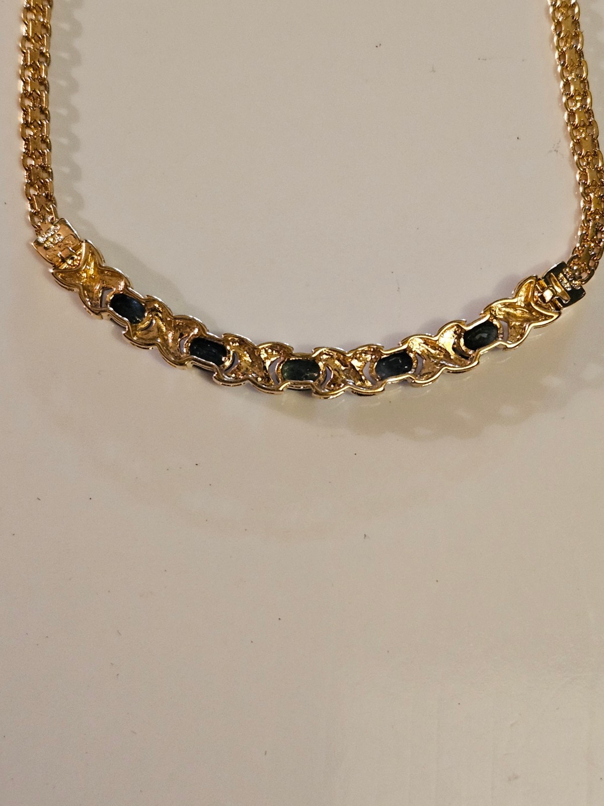 Tested Ruby on presidium necklace