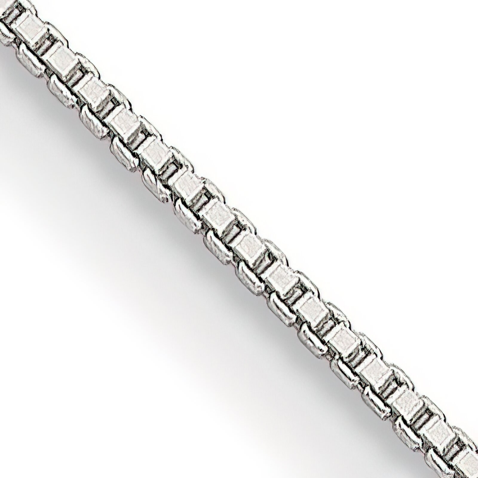 Sterling Silver Sweet 16 Heart Charm & 18″ Chain Jewerly 31.3mm x 19.2mm