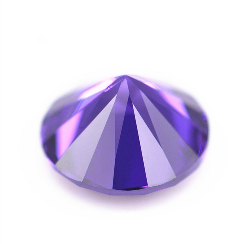 Purple Sapphire 1.35ct-20.9ct Round Faceted Cut Shape AAAAA VVS Loose Gemstone