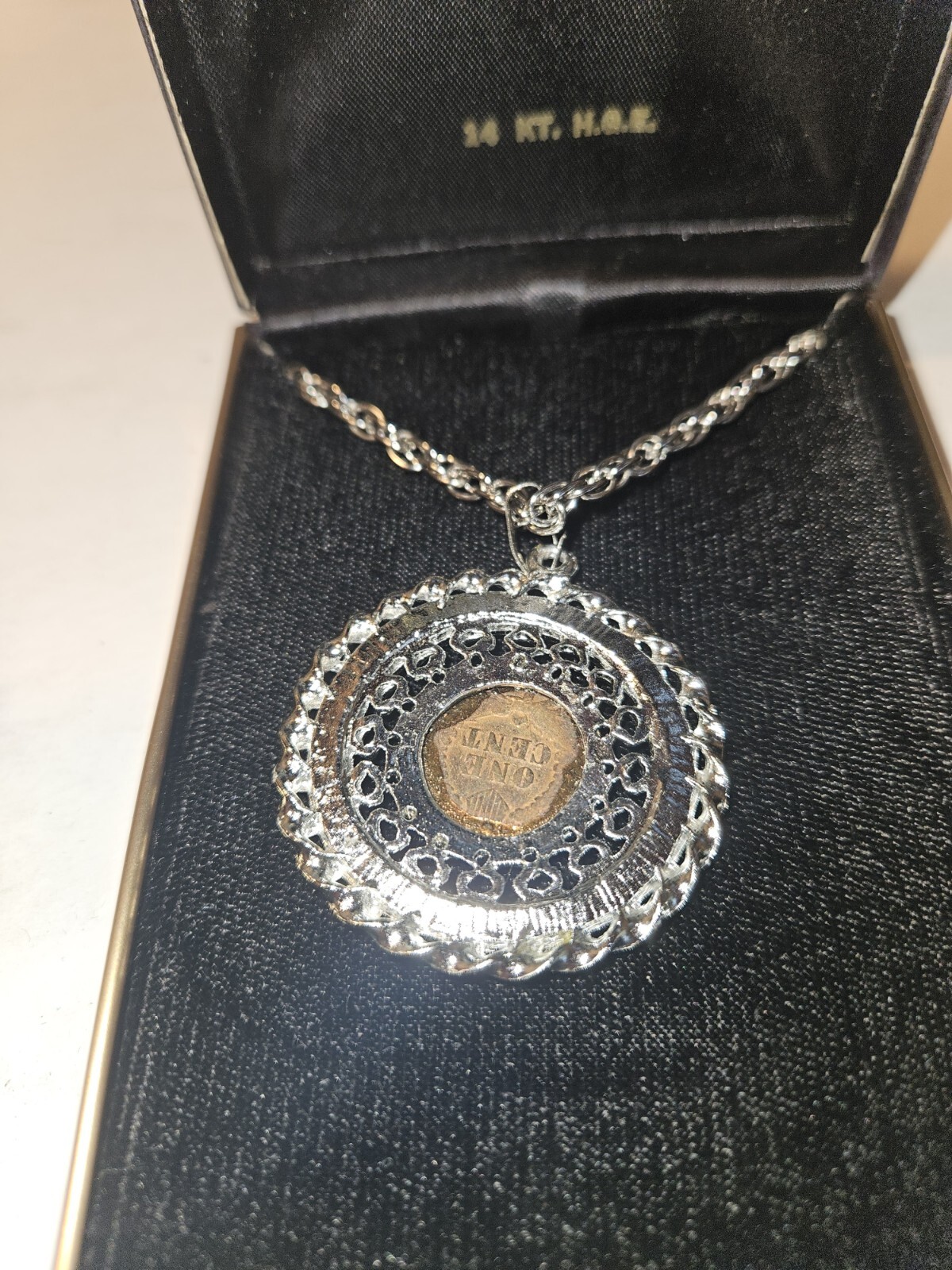 U.S. Mint Collectors Coin 14 KT Necklace