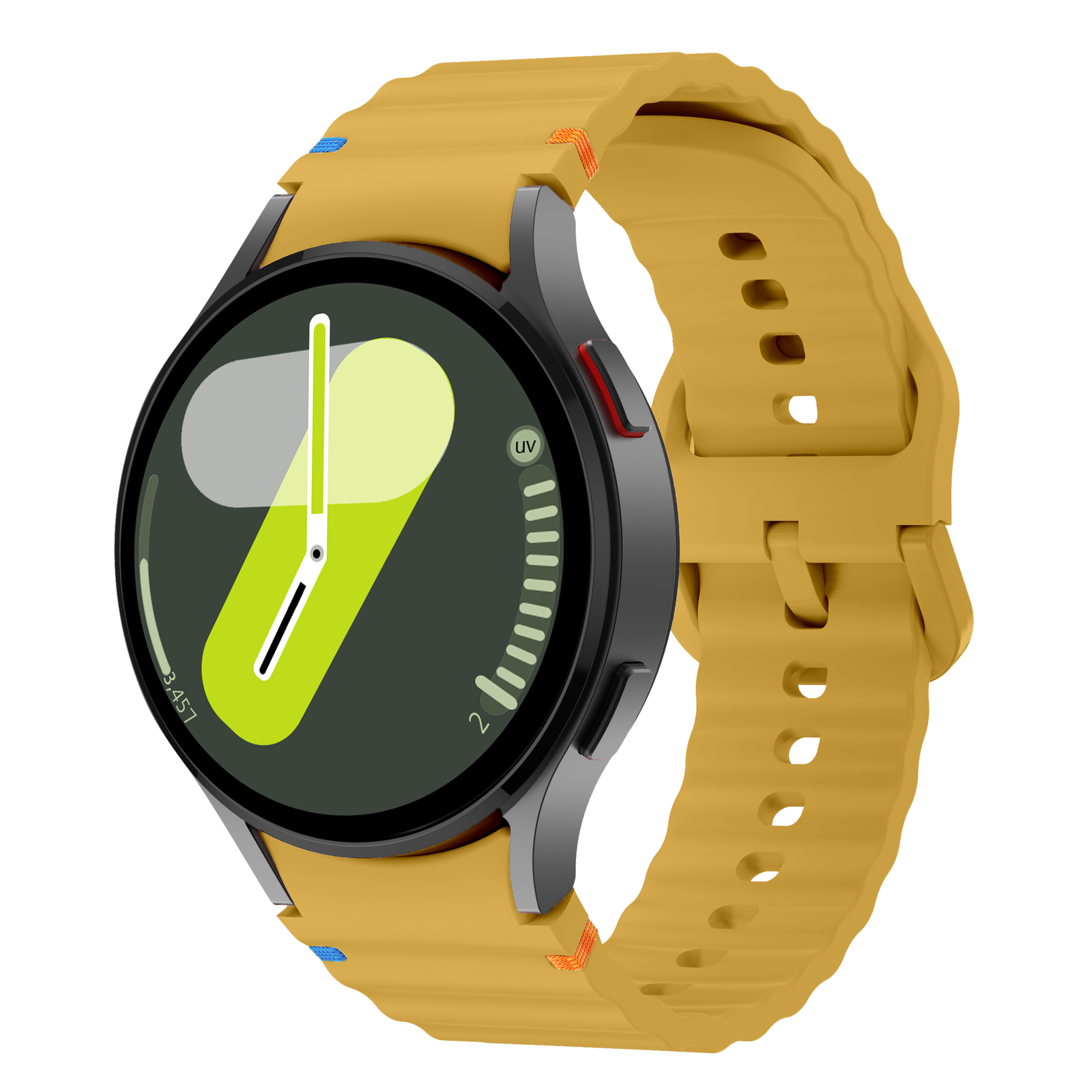 For Samsung Galaxy Watch 7/6/5/4/FE 40/44/47mm Sport Silicone Watch Band Strap