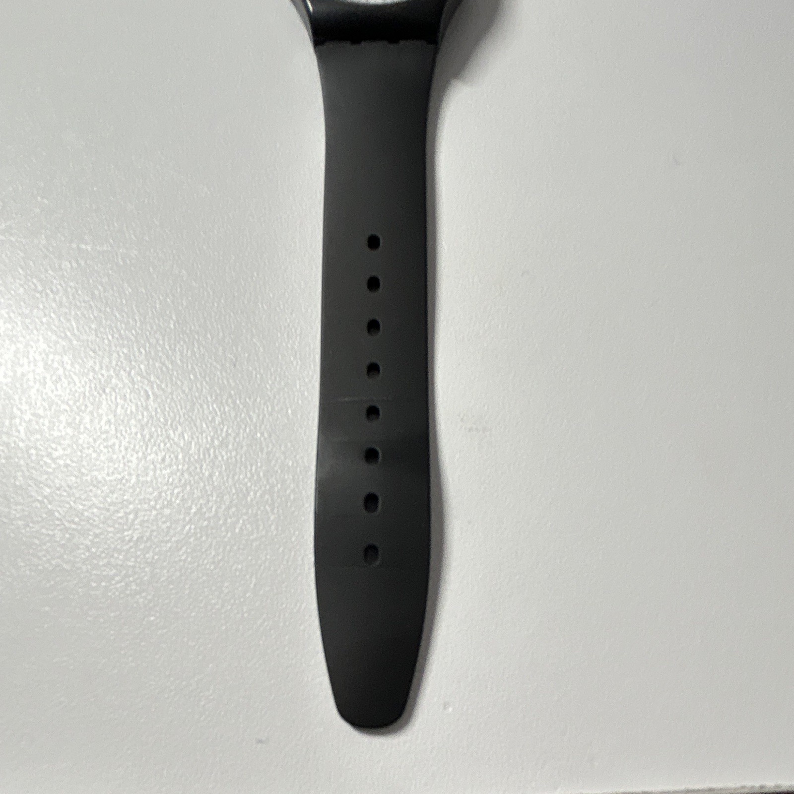 Swatch Quartz Day/Date Water-Resistant Black Plastic 34mm Watch 1994