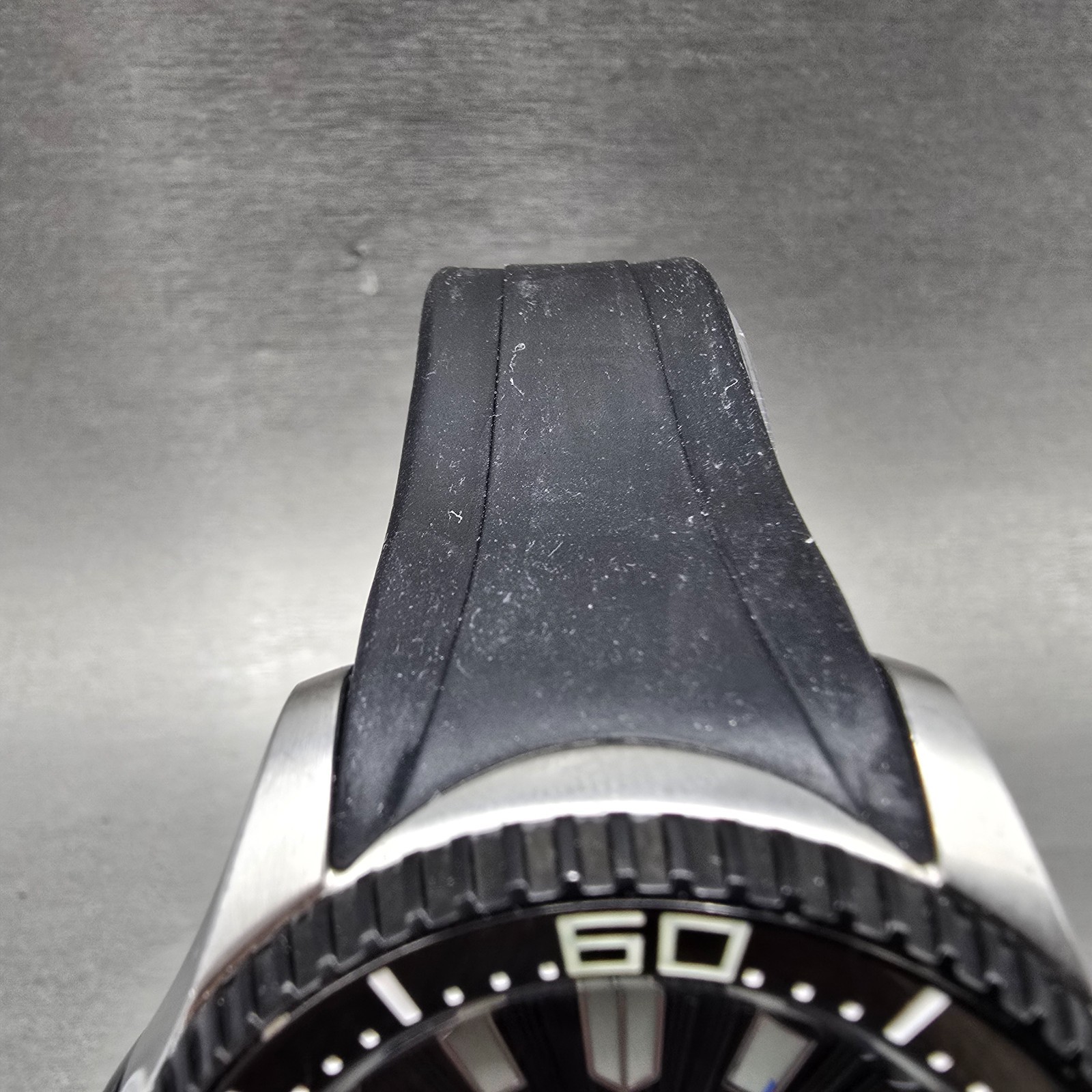 Citizen Eco-Drive Promaster Dive Watch Men 47mm Black Dial Steel Date Runs