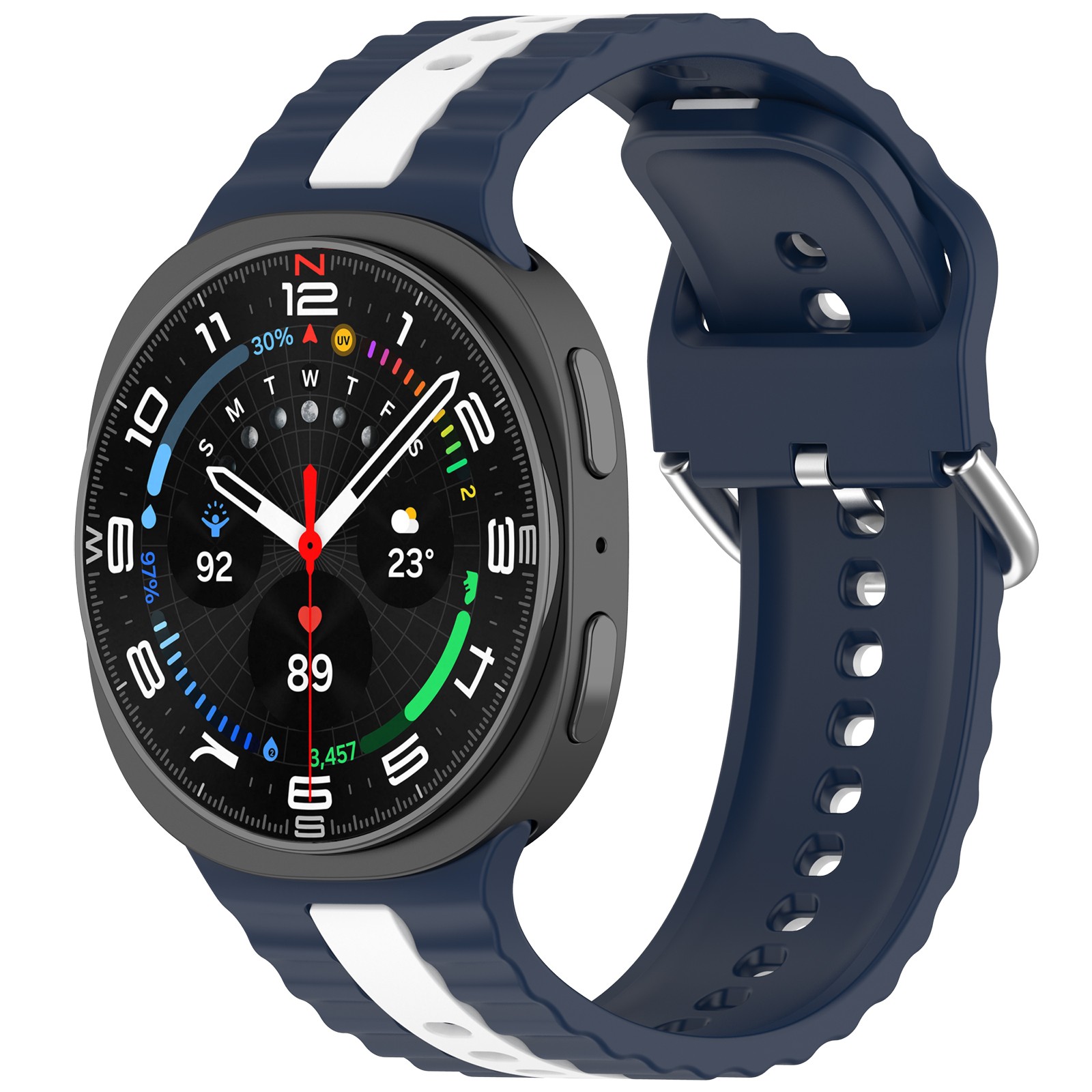 Silicone Watch Band Strap For Samsung Galaxy Watch 8 40/44mm&Watch8 Classic 46mm