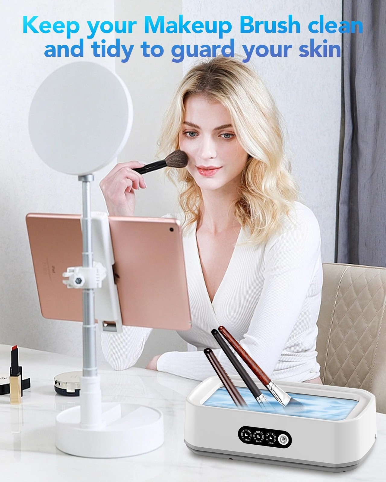 Smart Ultrasonic Jewelry Cleaner – Powerful Portable Ultrasonic Cleaner for Glas
