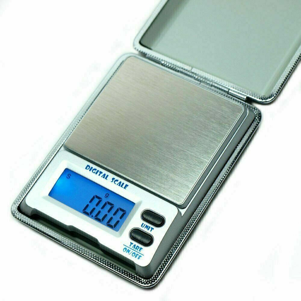 500g x 0.01g Digital Pocket Scale High Precision Gold Jewelry Medicine Reloading