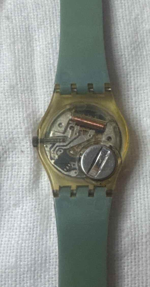 Vintage 1986 SWATCH Coat of Arms Lionheart LK102 Watch In Case