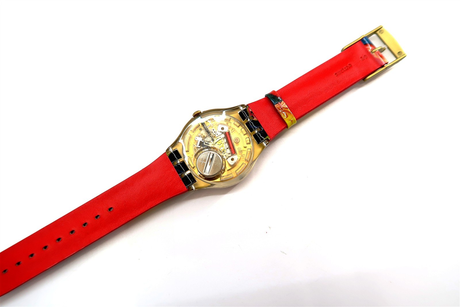 Swatch Watch WE’REALLGONNADIE SUOZ115 w/ Case & Papers 2011 We’re All Gonna Die