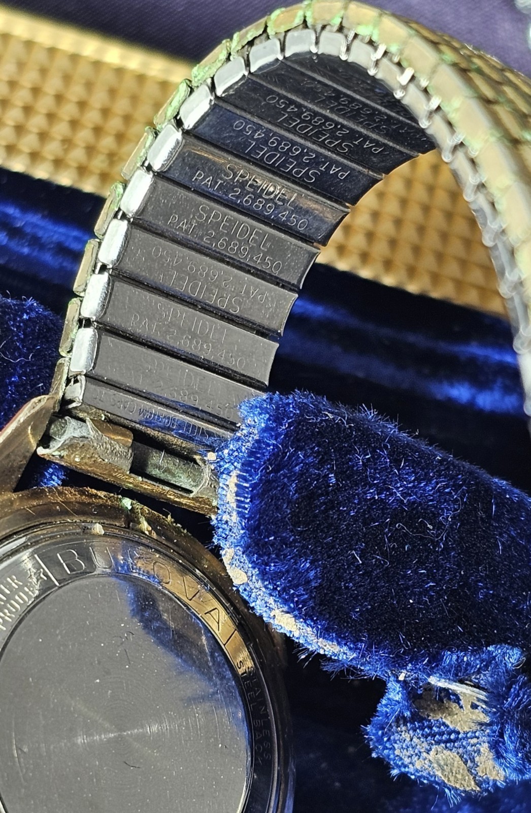 1956 Vintage Bulova 23-T 23 Jewel Self Winding Watch NOS Original Box Papers