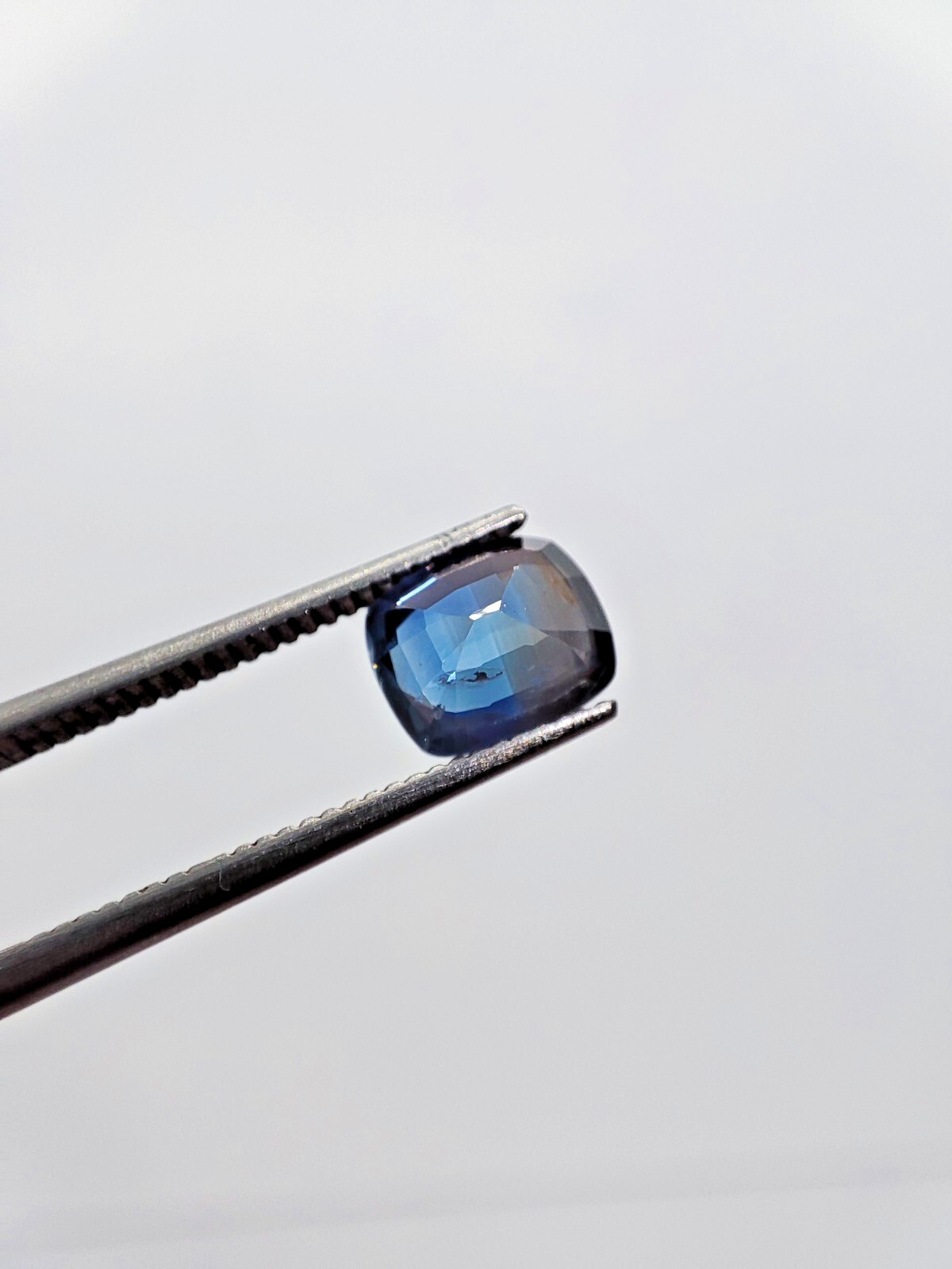 Natural Blue Sapphire 1.38ct Cushion Cut Certified | Vivid Blue | Unheated