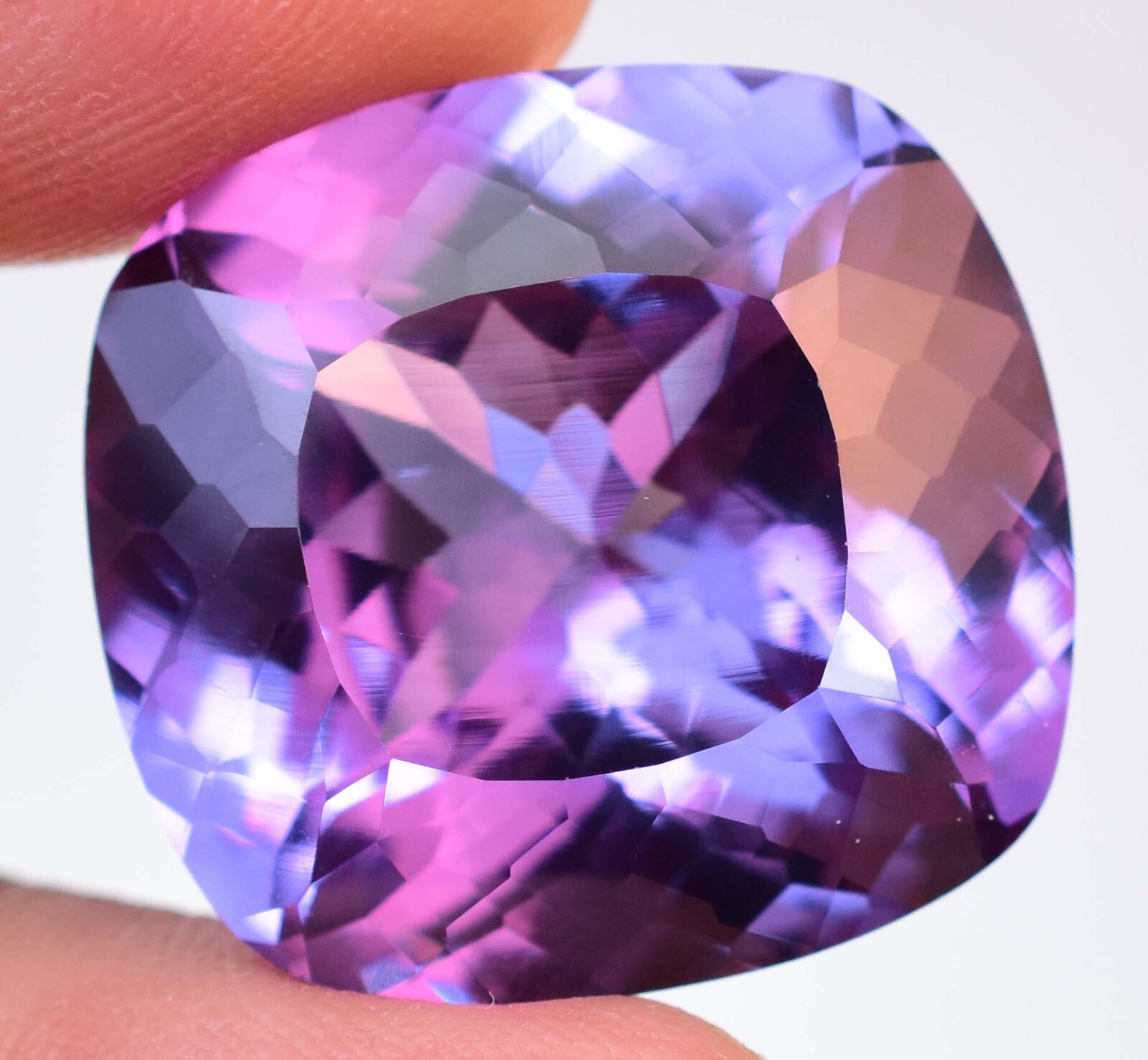 45.15 Ct Natural Color-Change Sapphire Cushion Flawless Certified Loose Gemstone