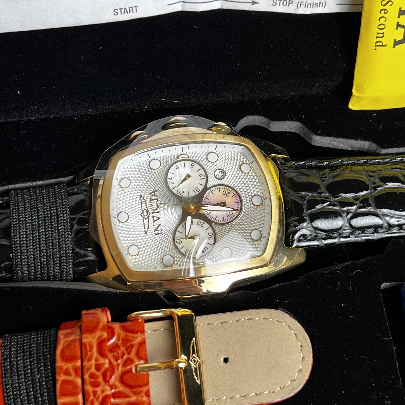 INVICTA 14314 LIMITED EDITION Lupah Trinite Flame Fusion Crystal Watch Gift Set