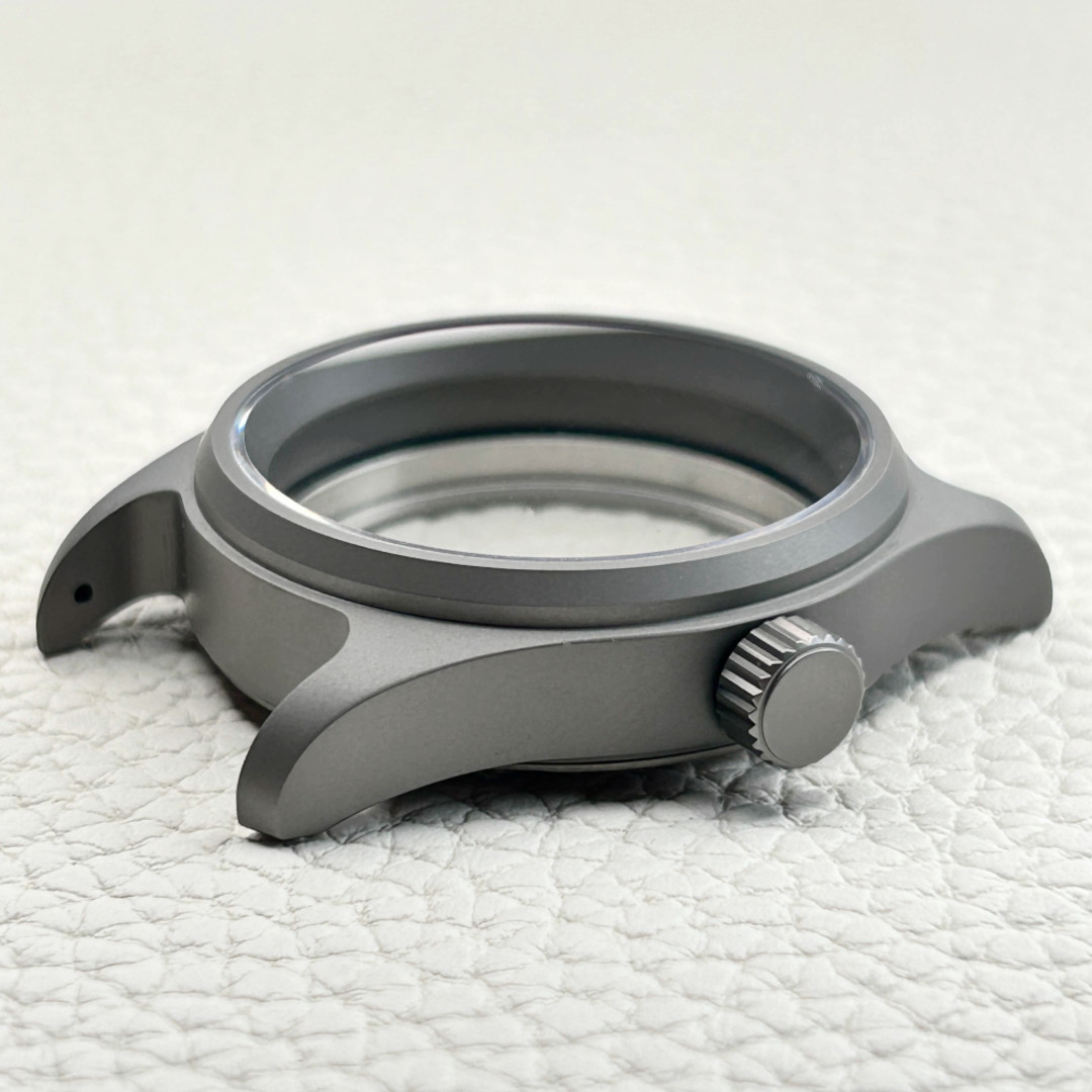 36MM Prevent Allergy Sapphire Glass Titanium Watch Case Fit Japan NH34 NH35 NH36