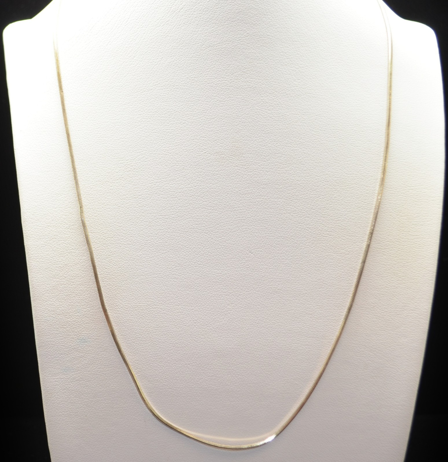 Sterling Silver Snake Chain Necklace 30.0″ #FMH197