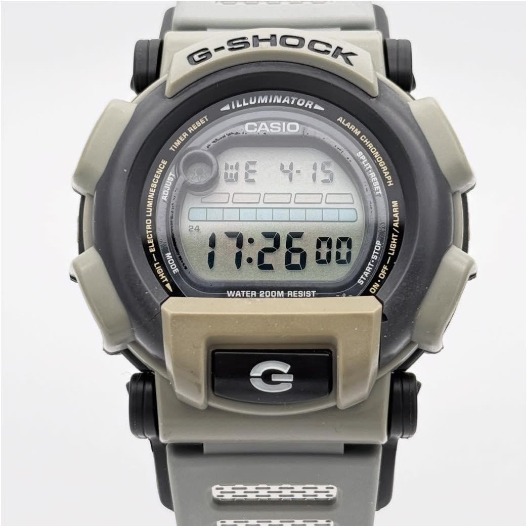 CASIO G SHOCK DW-003-8VT Digital Watch Grey Vintage Box Papers Japan In hand