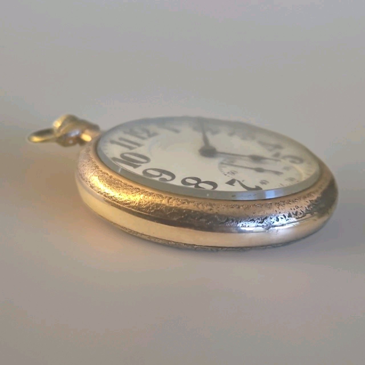 1918 Illinois A. Lincoln 21 Jewel Railroad Pocket Watch 16S Wadsworth 20 Yr…