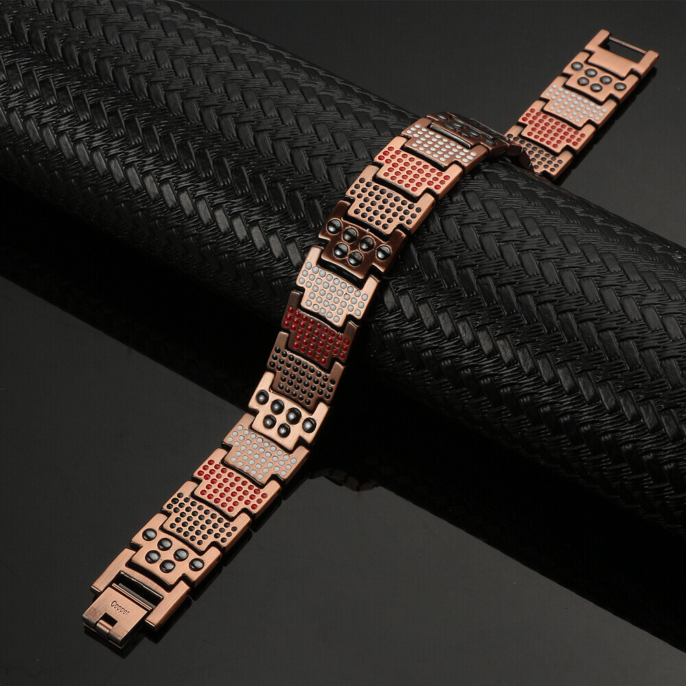 Rare Solid Copper Magnetic Bracelet 591 Elemen Arthritis Pain Balance Energy Joy