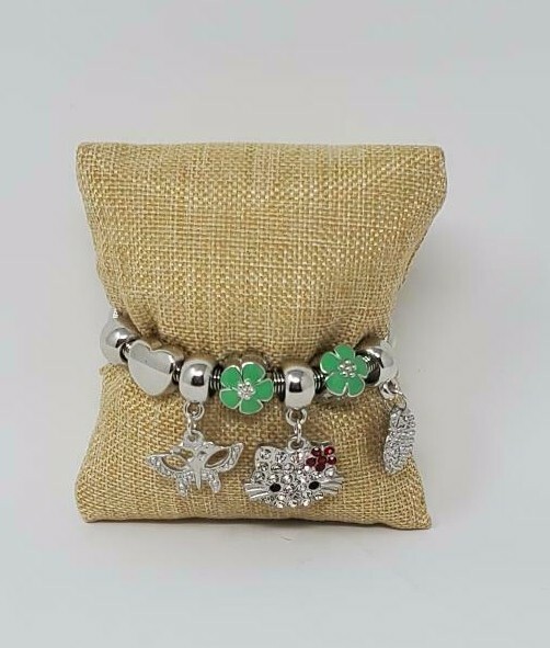 Hello Kitty Charm Bracelet Little Girls – Please Choose Color