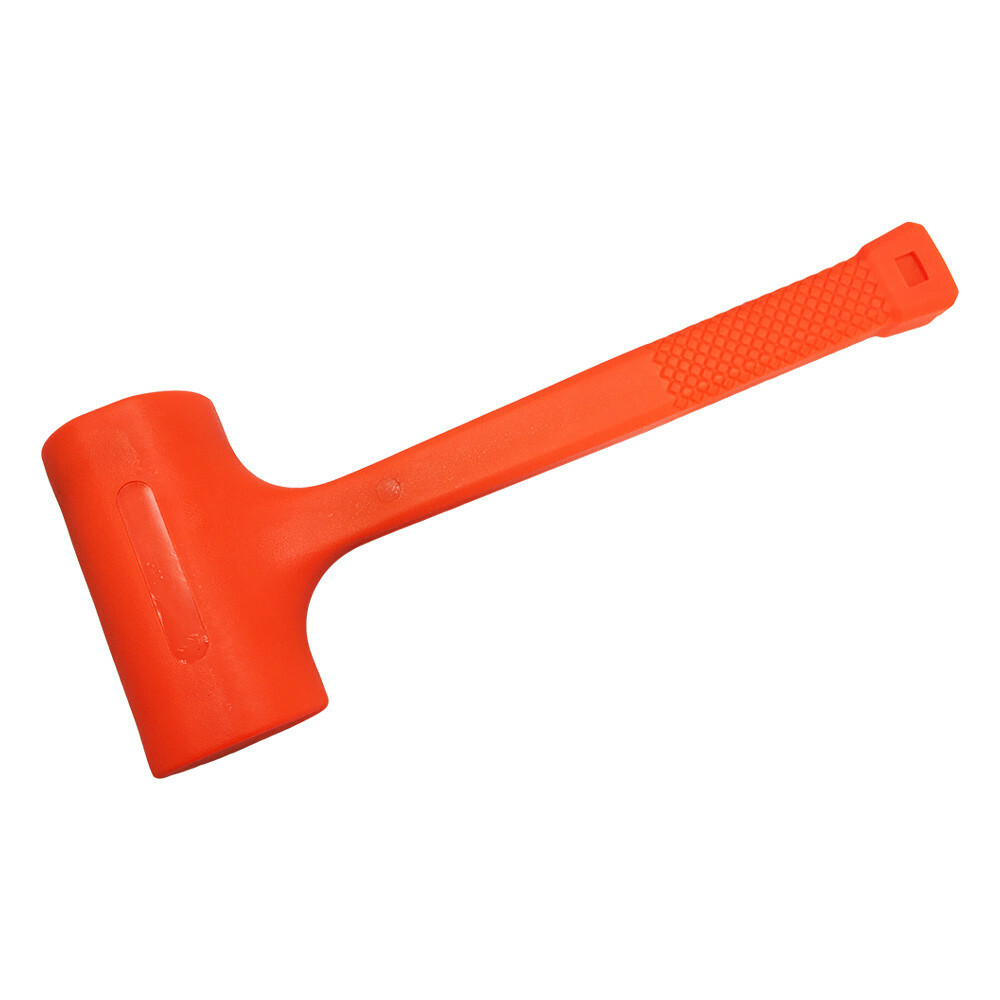 4 Lbs Dead Blow Rubber Mallet 14-1/2” Length Hammer Non-Marring Rubber Coating