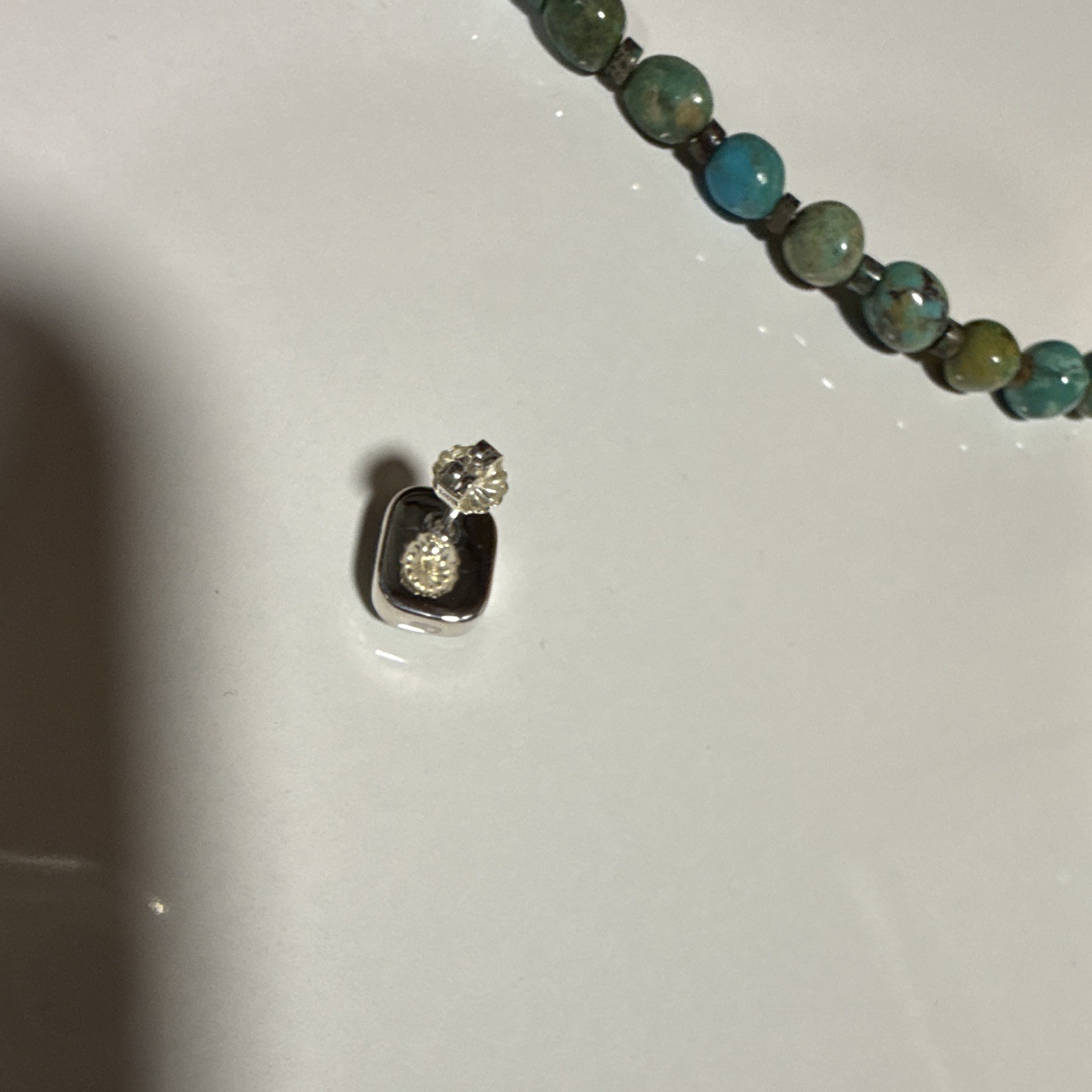 Mine Finds by Jay King Turquoise Blue Green Round Beaded Necklace with earrings