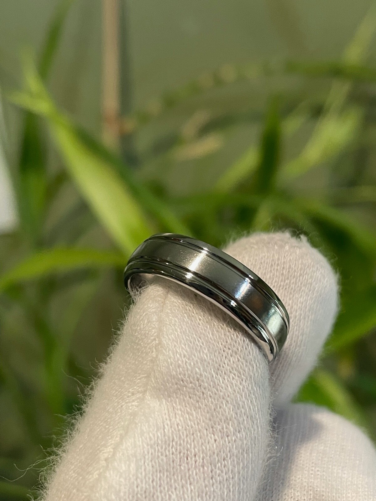 Men’s Titanium Ring, 6mm Width, Wedding Band, Non-Traditional