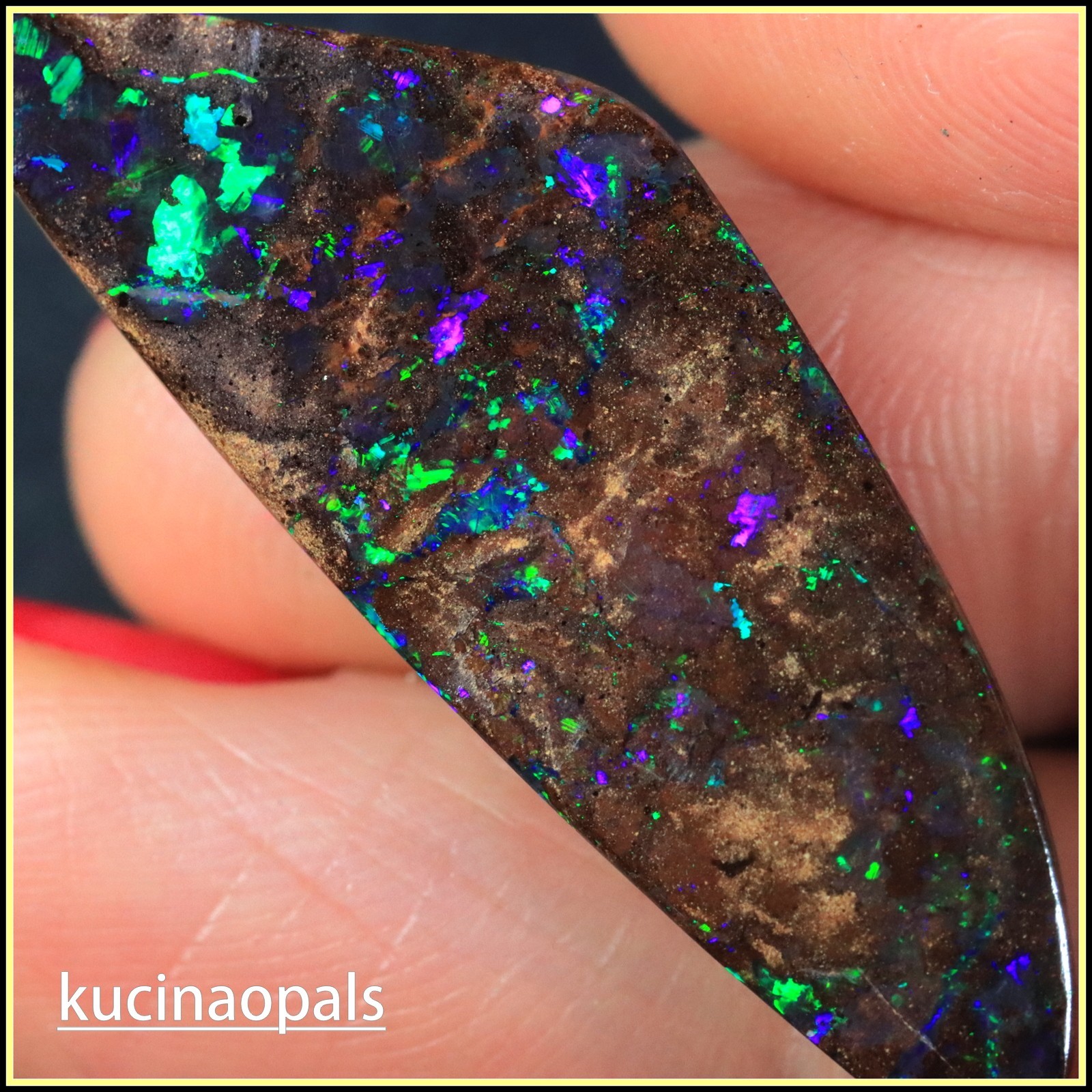 17CT YOWAH Boulder MATRIX Opal Stone Kucina Opals for Jewelry Makers Gift