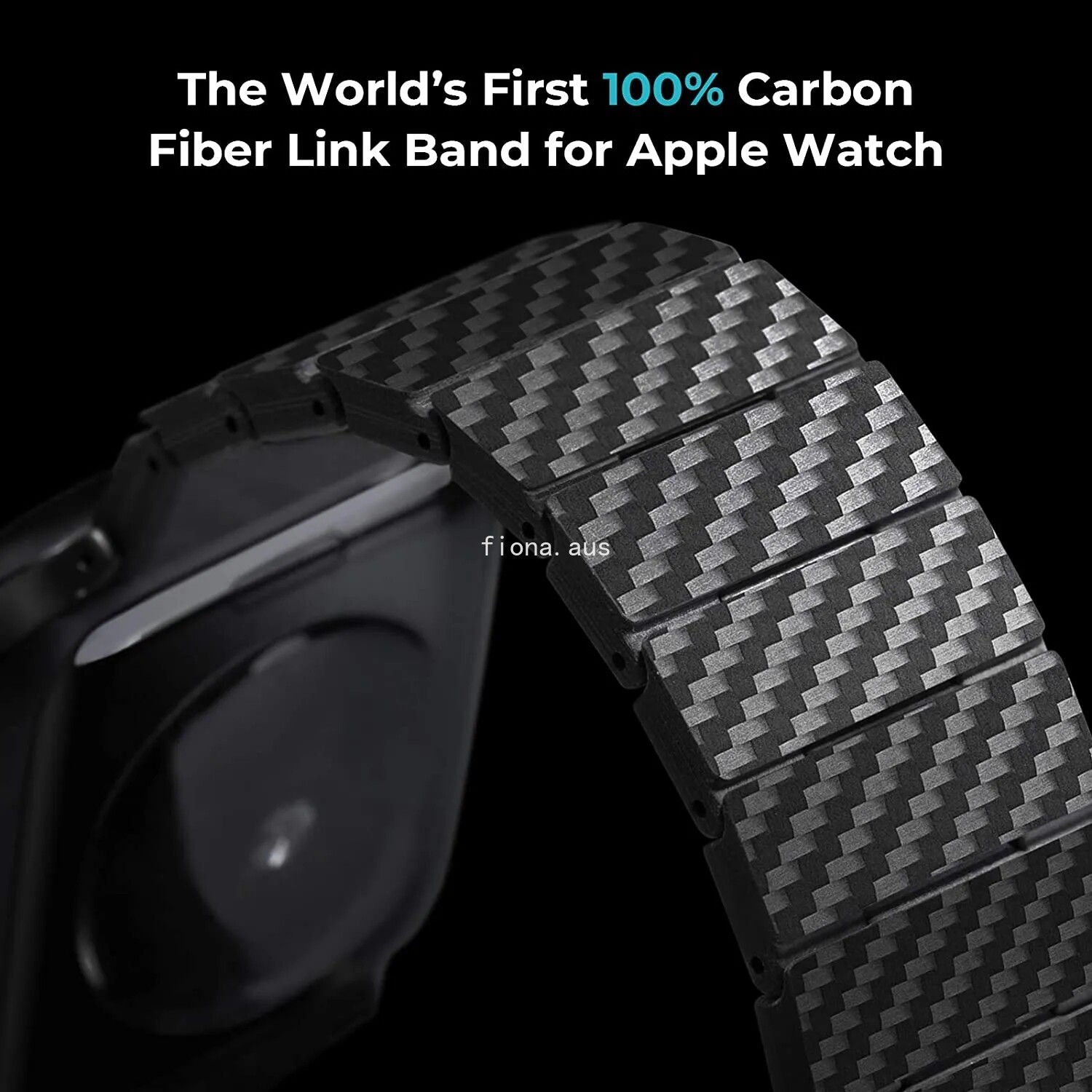 Carbon Fiber Lightweight Band For Apple Watch Ultra 2 1 Series10 9 8 7 6 5 4 SE
