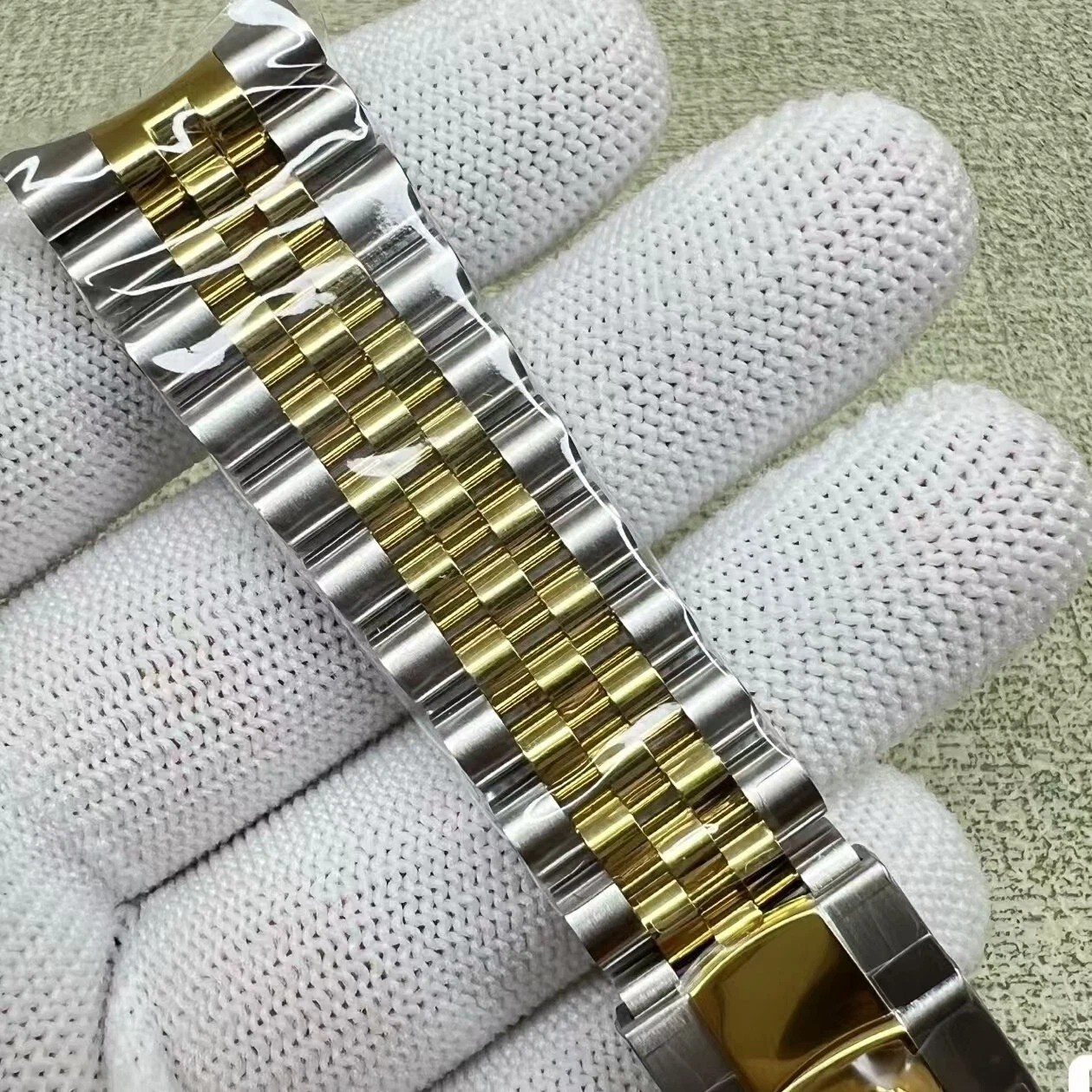 20mm Two Tone 904L Steel Jubilee Bracelet Fits RolexDatejust 36mm 126233 126231