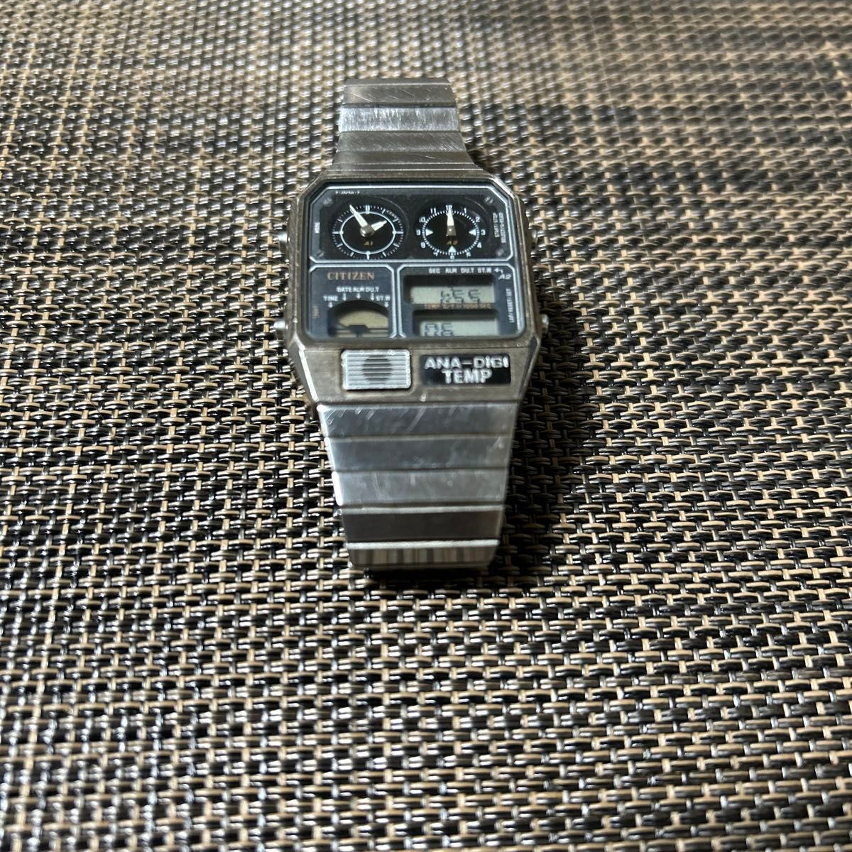 CITIZEN ANA-DIGI TEMP 8982-089618TA Vintage Original Battery Replaced Working